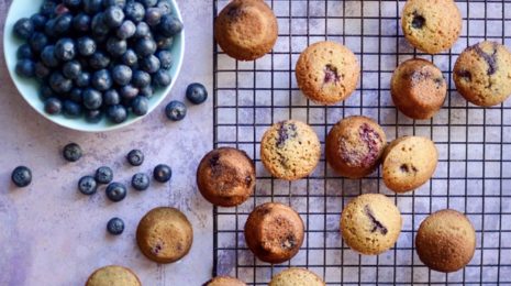 Blueberry friands